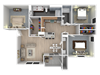 Three Bedroom, Two Bath